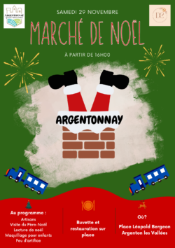 Affiche marche de noel