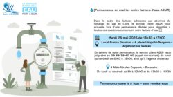 ARGENTONNAY - Affiche_Permanence_Eau_AGUR