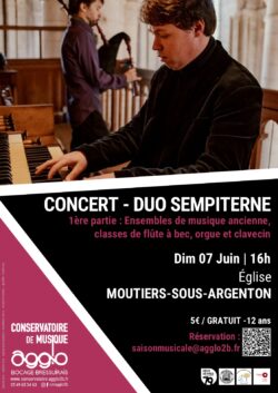 Affiche Duo Sempiterne - 07.06.26