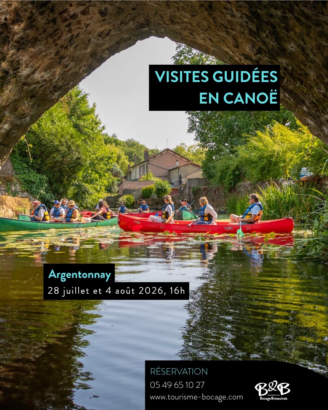 Visite canoe Argentonnay